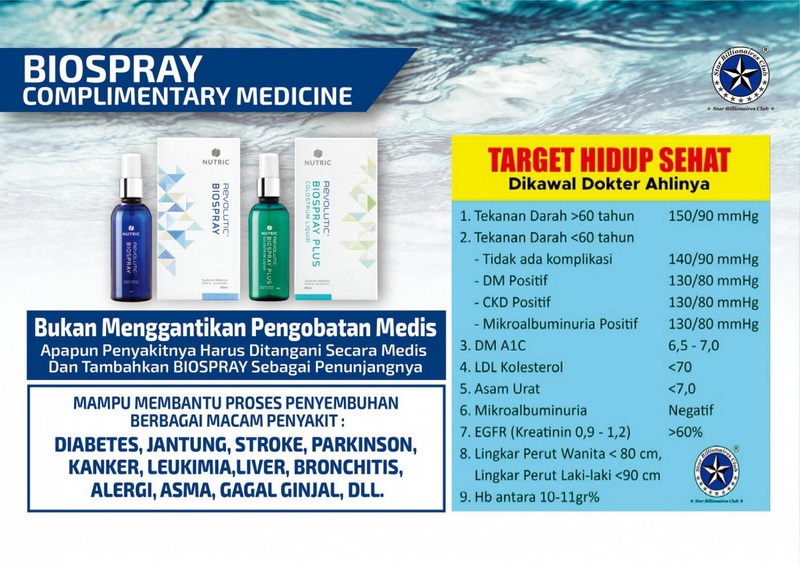Biospray menjaga kesehatan secara global